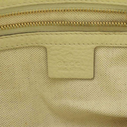 Gucci Bamboo Tote Bag Straw Leather Beige 338965 MI - OS