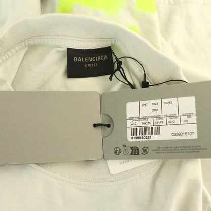 Balenciaga Unisex Recent Model High There + Dripley T-shirt Cut And Sleeve XS