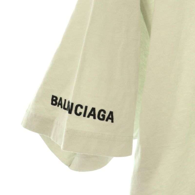 Balenciaga Unisex Recent Model High There + Dripley T-shirt Cut And Sleeve XS