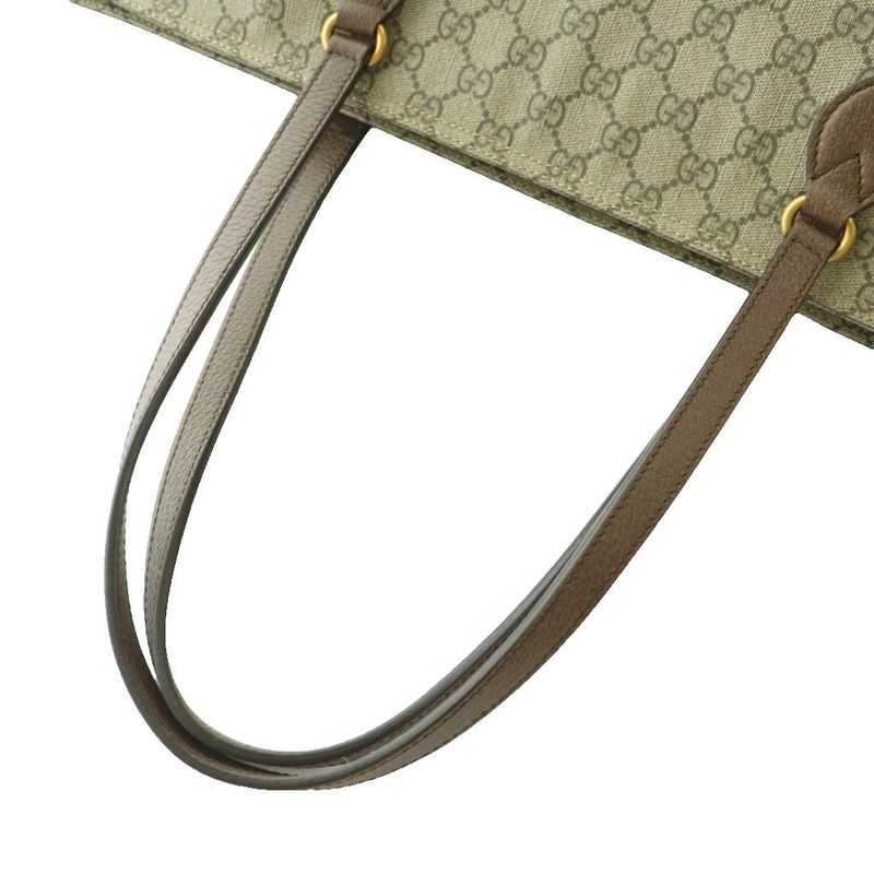 Gucci Ophidia GG Medium Tote GG Supreme Tote Bag Beige Brown 547974 MI - OS - OH