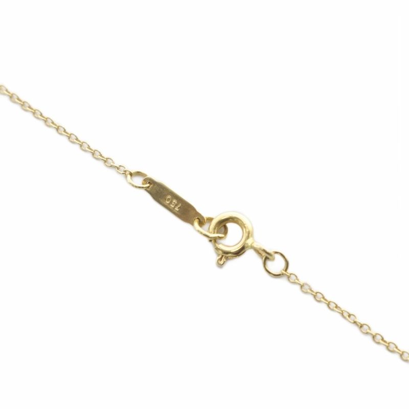 Tiffany & Co Tiffany & CO Ribbon Necklace Pendant 18K 750 Yellow Gold