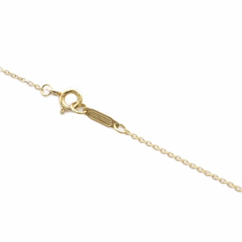 Tiffany & Co Tiffany & CO Ribbon Necklace Pendant 18K 750 Yellow Gold