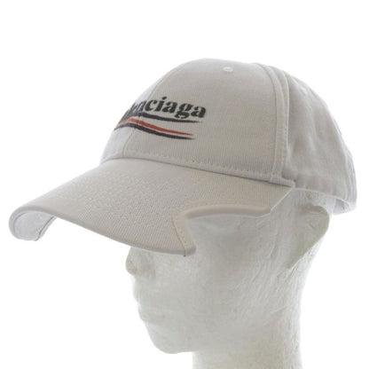 Balenciaga Political Stencil Hat Baseball Cap L 59cm (23.23in) White 788752
