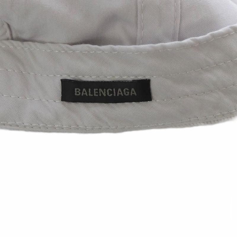 Balenciaga Political Stencil Hat Baseball Cap L 59cm (23.23in) White 788752