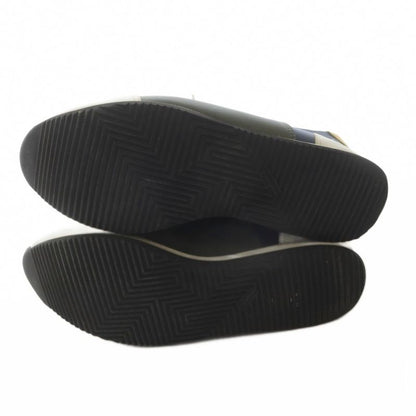 Hermes Trail Sneakers 41 Khaki Navy Blue Navy Blue