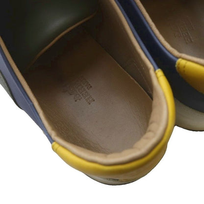 Hermes Trail Sneakers 41 Khaki Navy Blue Navy Blue