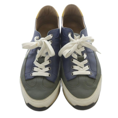 Hermes Trail Sneakers 41 Khaki Navy Blue Navy Blue