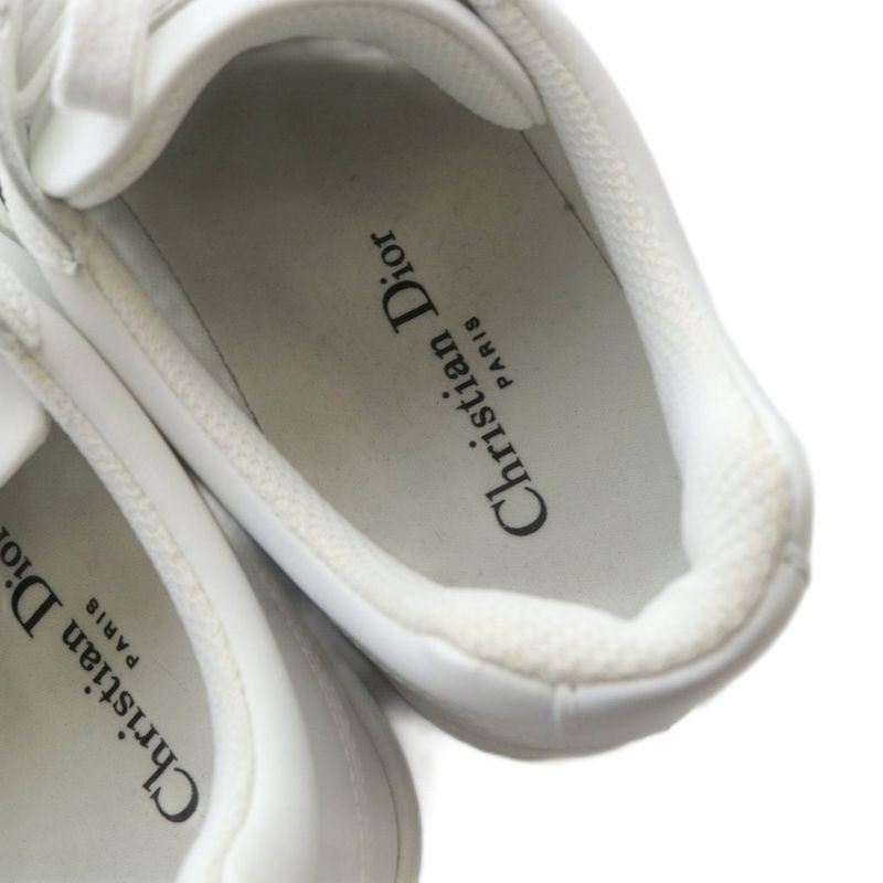Christian DIOR STAR Sneakers Leather 37 White
