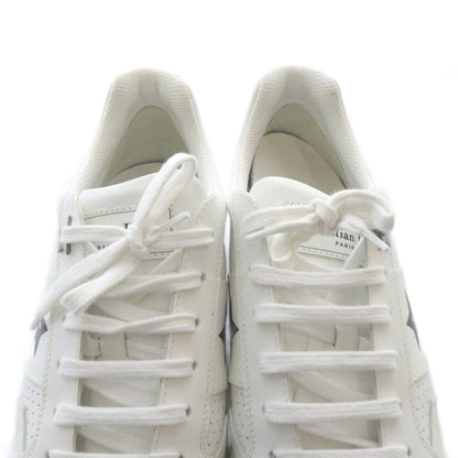 Christian DIOR STAR Sneakers Leather 37 White
