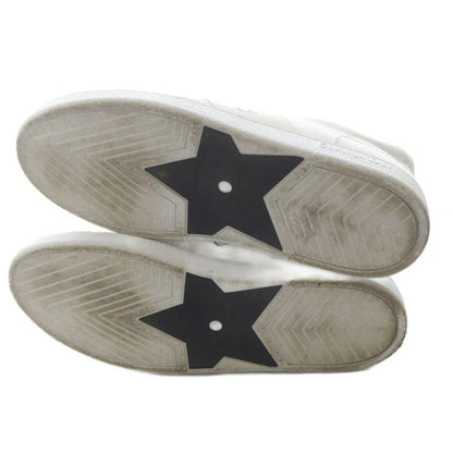 Christian DIOR STAR Sneakers Leather 37 White