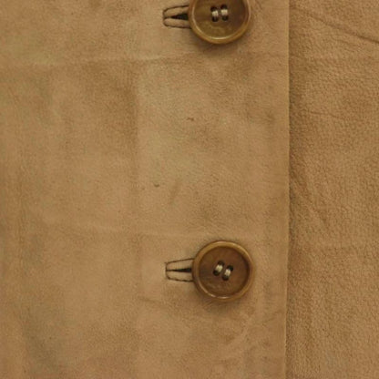 Loewe Lamb Leather Suede Jacket Tailored Jacket 42 Beige DF - OS