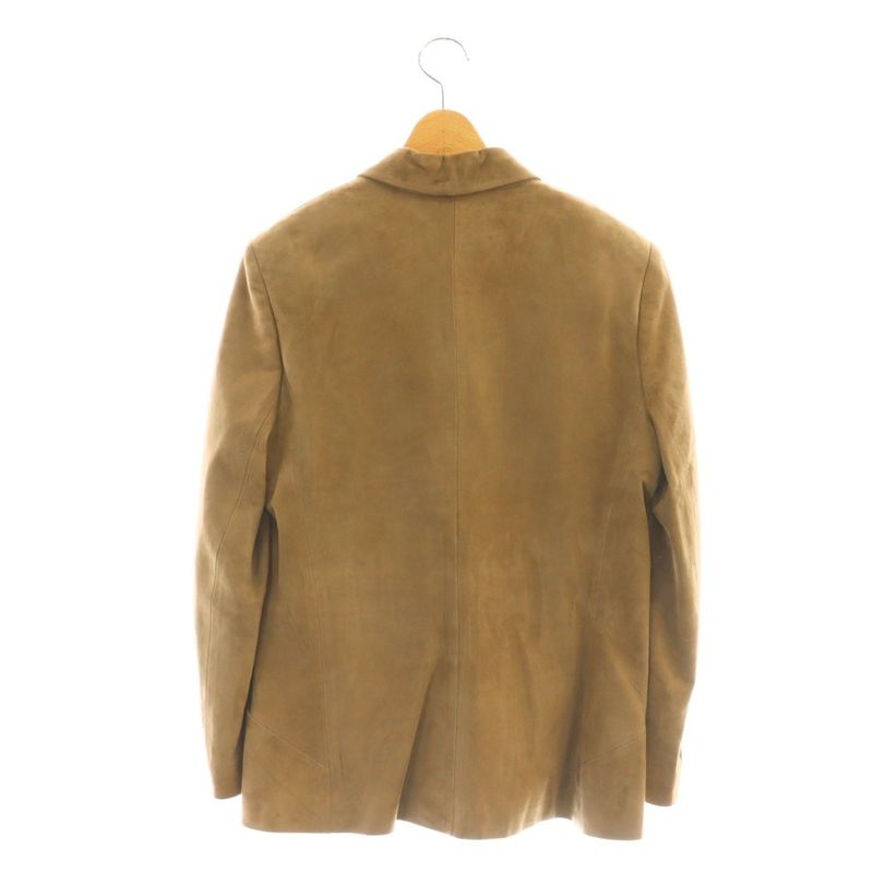 Loewe Lamb Leather Suede Jacket Tailored Jacket 42 Beige DF - OS