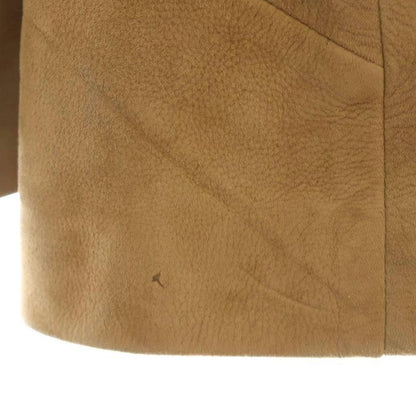 Loewe Lamb Leather Suede Jacket Tailored Jacket 42 Beige DF - OS