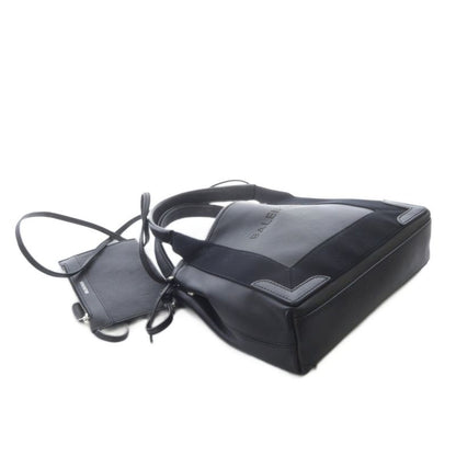 Balenciaga Navy Cabas Snavy XS Cabas Perforated Logo 2way Tote Bag Shoulder Bag