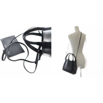 Balenciaga Navy Cabas Snavy XS Cabas Perforated Logo 2way Tote Bag Shoulder Bag