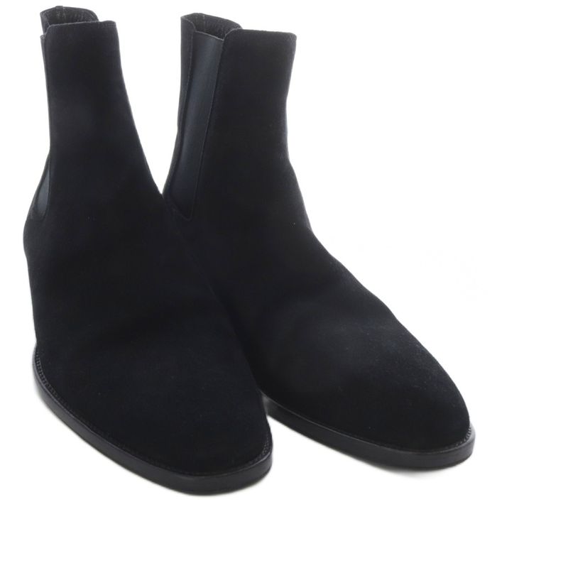 Saint Laurent Paris Wyatt 30 Chelsea Boots Side Gore Boots Short Suede 40 Black