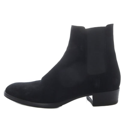 Saint Laurent Paris Wyatt 30 Chelsea Boots Side Gore Boots Short Suede 40 Black