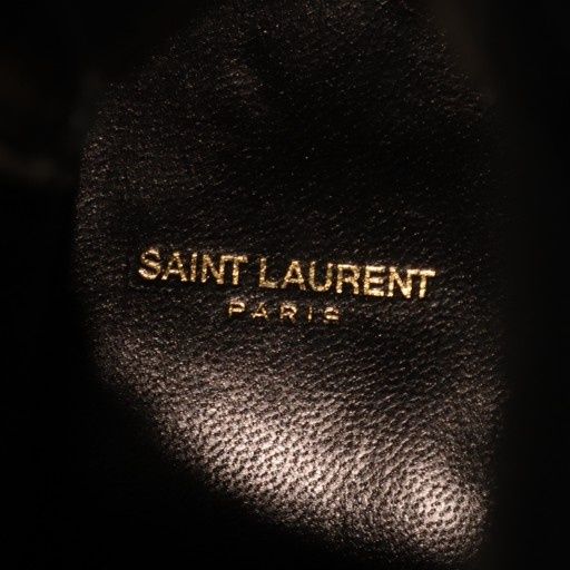 Saint Laurent Paris Wyatt 30 Chelsea Boots Side Gore Boots Short Suede 40 Black