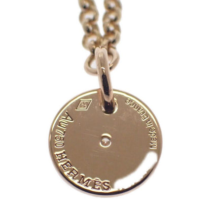 Hermes Gambard Crude Sel Exlibris H216330b_00 Necklace 18K Pink Gold Pink Gold