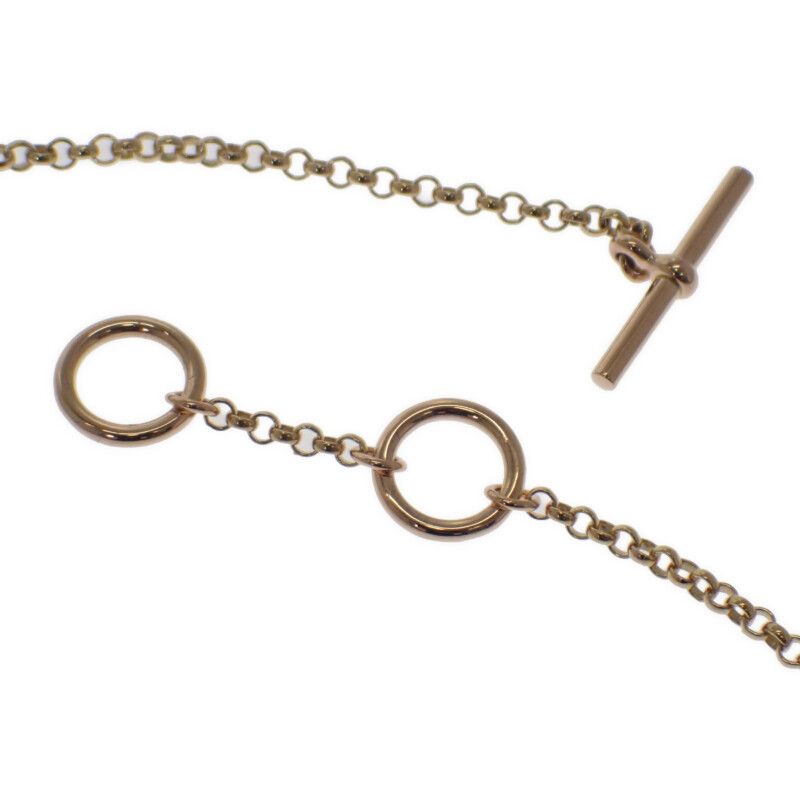 Hermes Gambard Crude Sel Exlibris H216330b_00 Necklace 18K Pink Gold Pink Gold