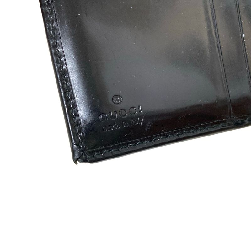 Gucci Trifold Wallet Black Jackie Leather
