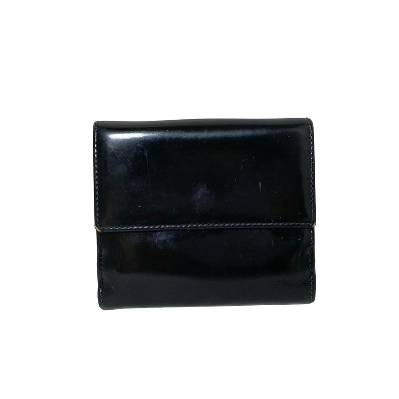 Gucci Trifold Wallet Black Jackie Leather