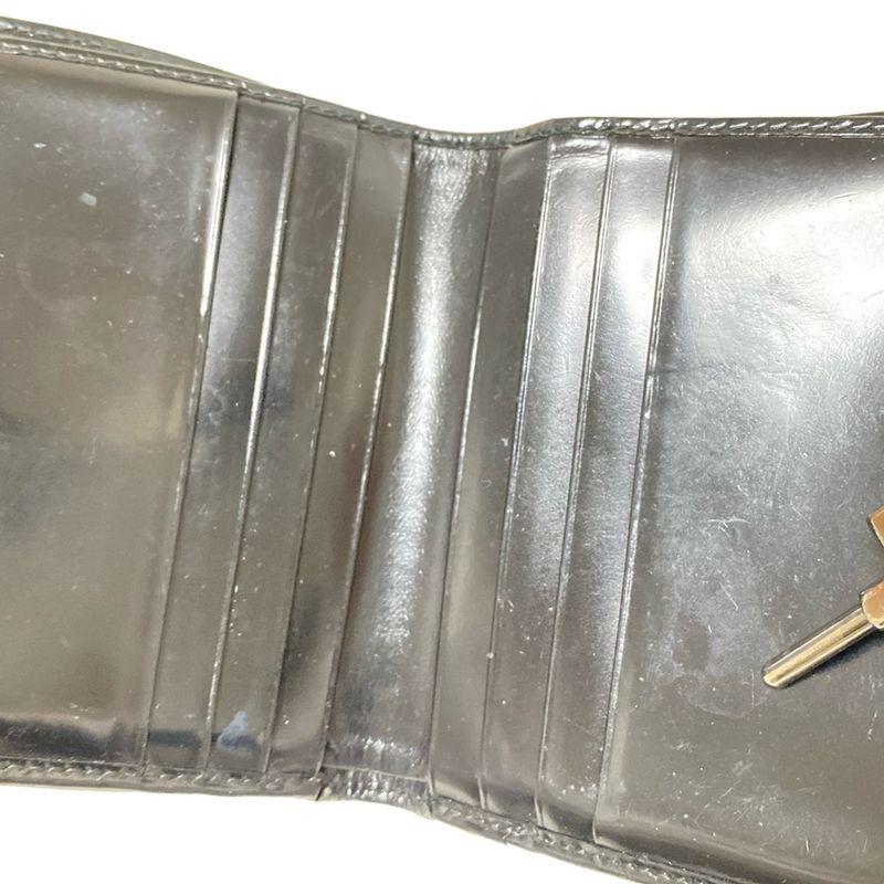 Gucci Trifold Wallet Black Jackie Leather