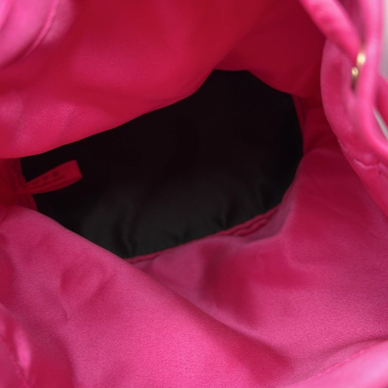 Prada Pouch - Pink And Black Parfums Drawstring Shape