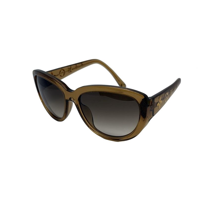 Louis Vuitton Sunglasses In Light Glitter Honey With Cat Eyes In Opossession