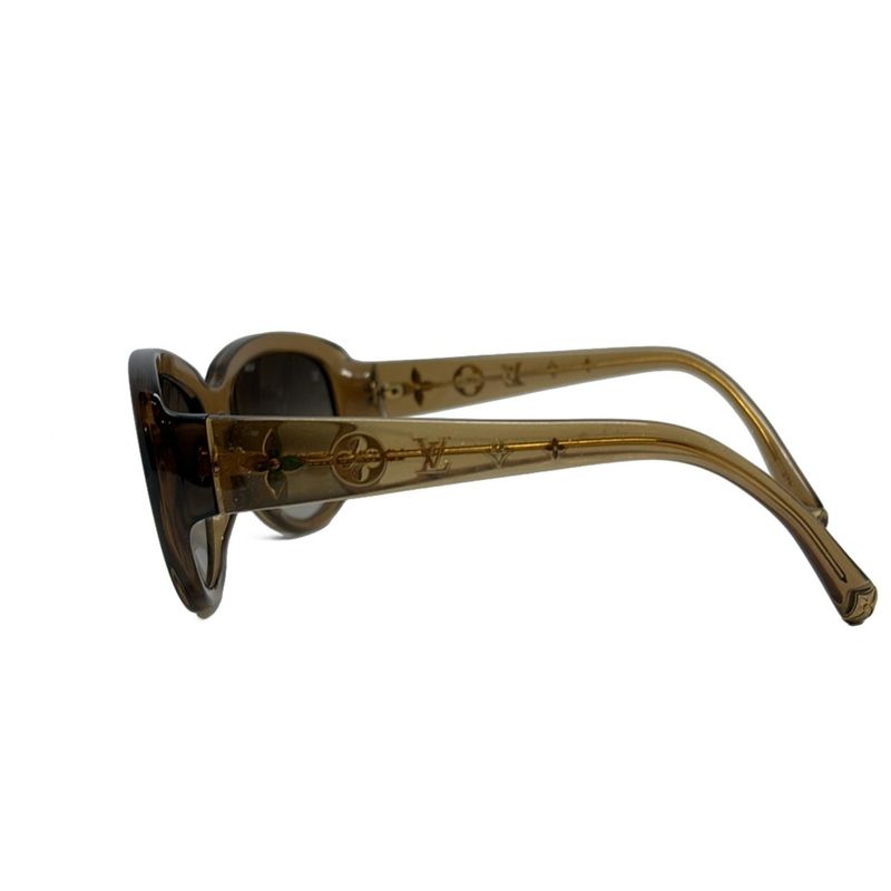 Louis Vuitton Sunglasses In Light Glitter Honey With Cat Eyes In Opossession