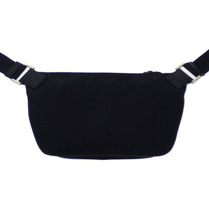 Prada Saffiano Leather 2vh128_2dmh_f0002 Shoulder Bag Nylon Black Men Ladies