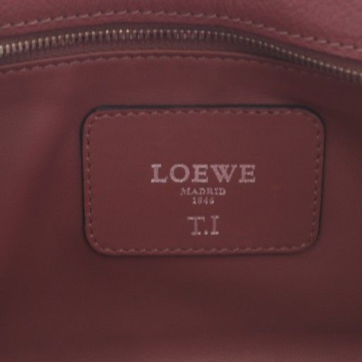 Loewe Amazona 23 Handbag Shoulder Bag 2way Crossbody Leather Pink With Padlock