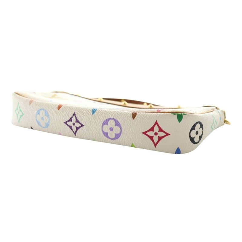 Louis Vuitton Monogram Multicolor Pochette Accessoire Studded White Multicolor