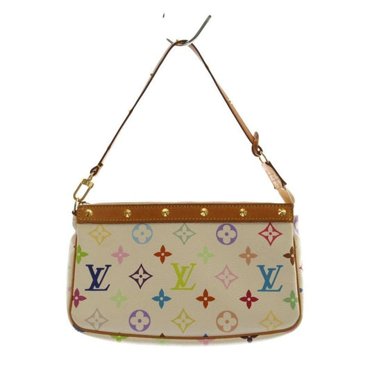 Louis Vuitton Monogram Multicolor Pochette Accessoire Studded White Multicolor