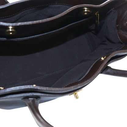 Chanel Executive Tote 10 Series Caviar Skin Bag Coco Mark Brown AQ - OS - OH