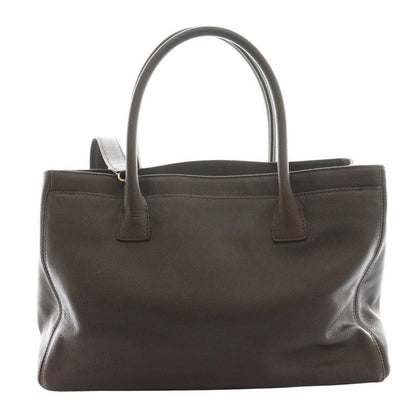 Chanel Executive Tote 10 Series Caviar Skin Bag Coco Mark Brown AQ - OS - OH