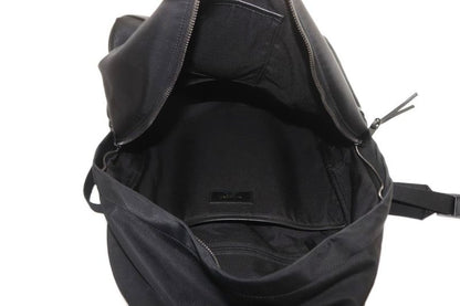 Saint Laurent Paris City Bag Backpack Sac Backpack Nylon Canvas Black 534967