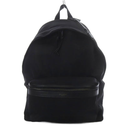 Saint Laurent Paris City Bag Backpack Sac Backpack Nylon Canvas Black 534967