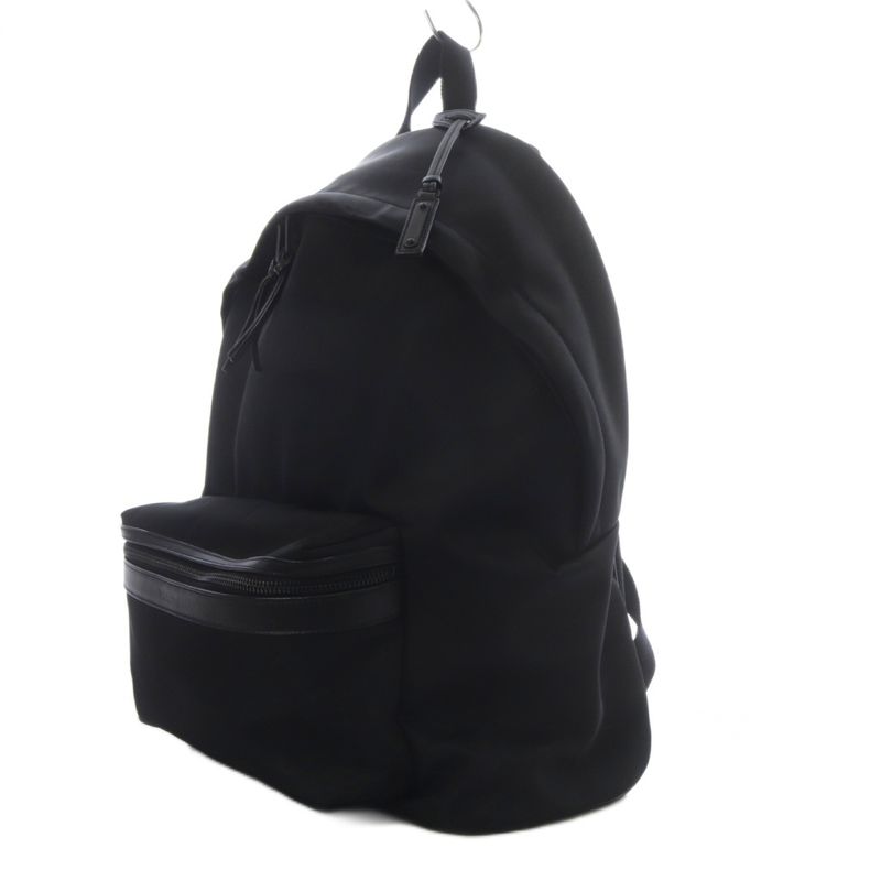 Saint Laurent Paris City Bag Backpack Sac Backpack Nylon Canvas Black 534967