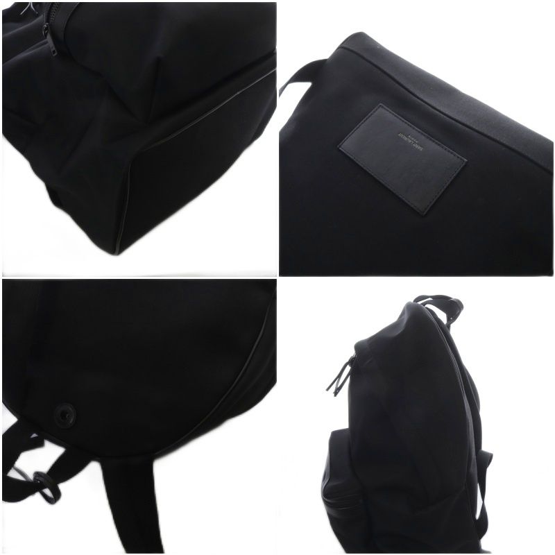 Saint Laurent Paris City Bag Backpack Sac Backpack Nylon Canvas Black 534967