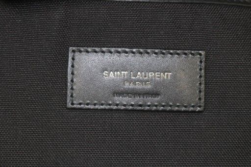 Saint Laurent Paris City Bag Backpack Sac Backpack Nylon Canvas Black 534967