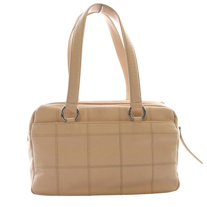 Chanel 9th Choco Bar Soft Caviar Skin Tote Handbag Pink Beige AQ - OS - OH