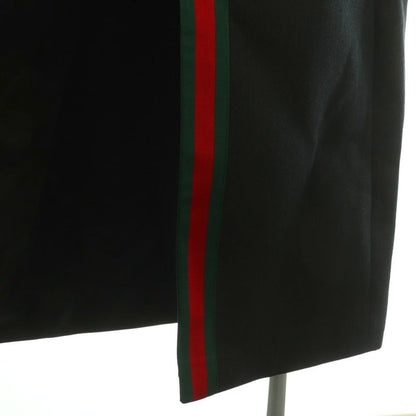 Gucci 24AW 781320 Wool Double Breasted Long Coat Outerwear Chester 38 Grey NR -