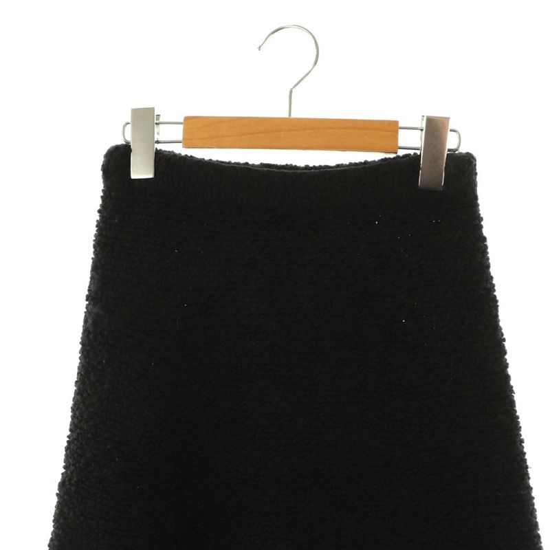 Prada 23 21455 Back Triangle Boucle Cles Knit Skirt Trapezoidal Mohair Blend 38
