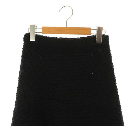 Prada 23 21455 Back Triangle Boucle Cles Knit Skirt Trapezoidal Mohair Blend 38