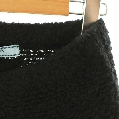 Prada 23 21455 Back Triangle Boucle Cles Knit Skirt Trapezoidal Mohair Blend 38