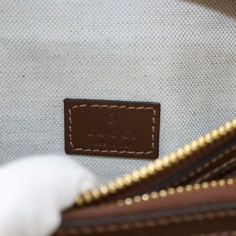 Gucci Waist Bag Body Bag GG Supreme Interlocking G Brown Beige 682933 AQ - OS -