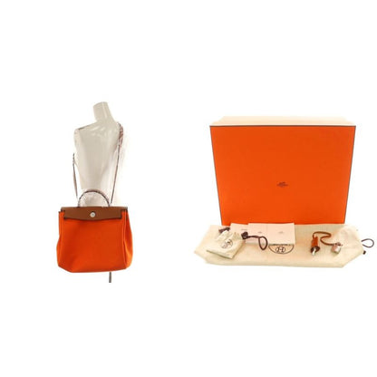 Hermes Yale Bag Zip PM Hand Shoulder 2 Way Bag With Pouch Marked B Twirl Hunter