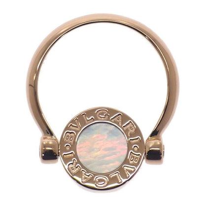 Bulgari Bvlgari Flip No 11 350539 Ring 18K Pink Gold Diamond Shell Ladies