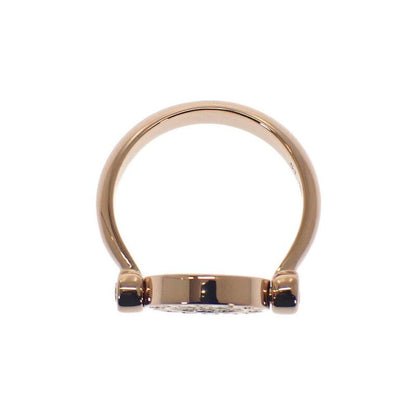 Bulgari Bvlgari Flip No 11 350539 Ring 18K Pink Gold Diamond Shell Ladies